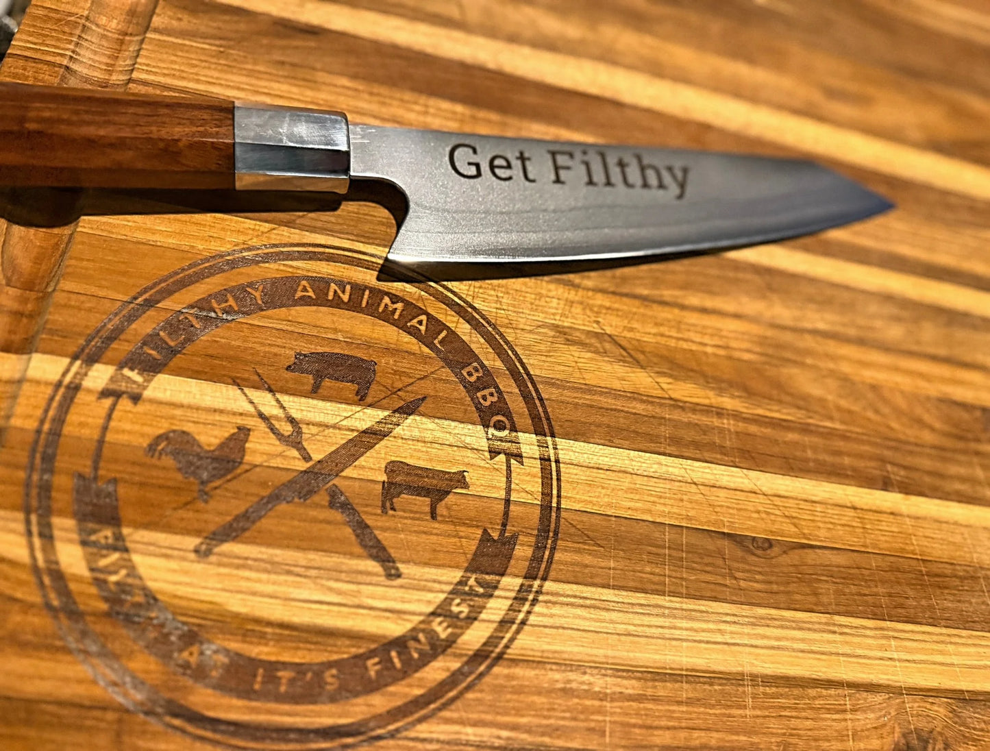 "Get Filthy" Chefs Knife