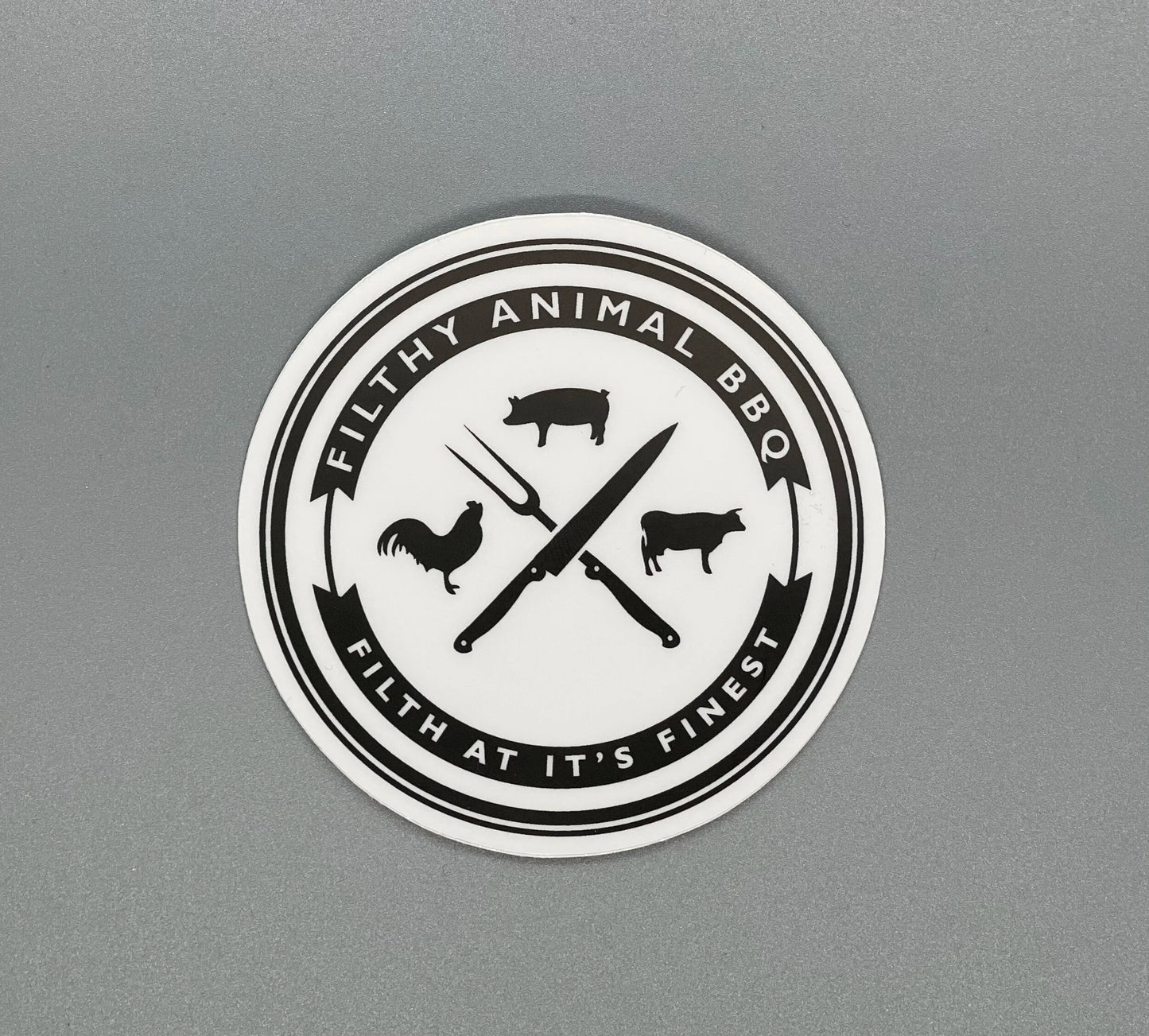 3" Round Logo Sticker