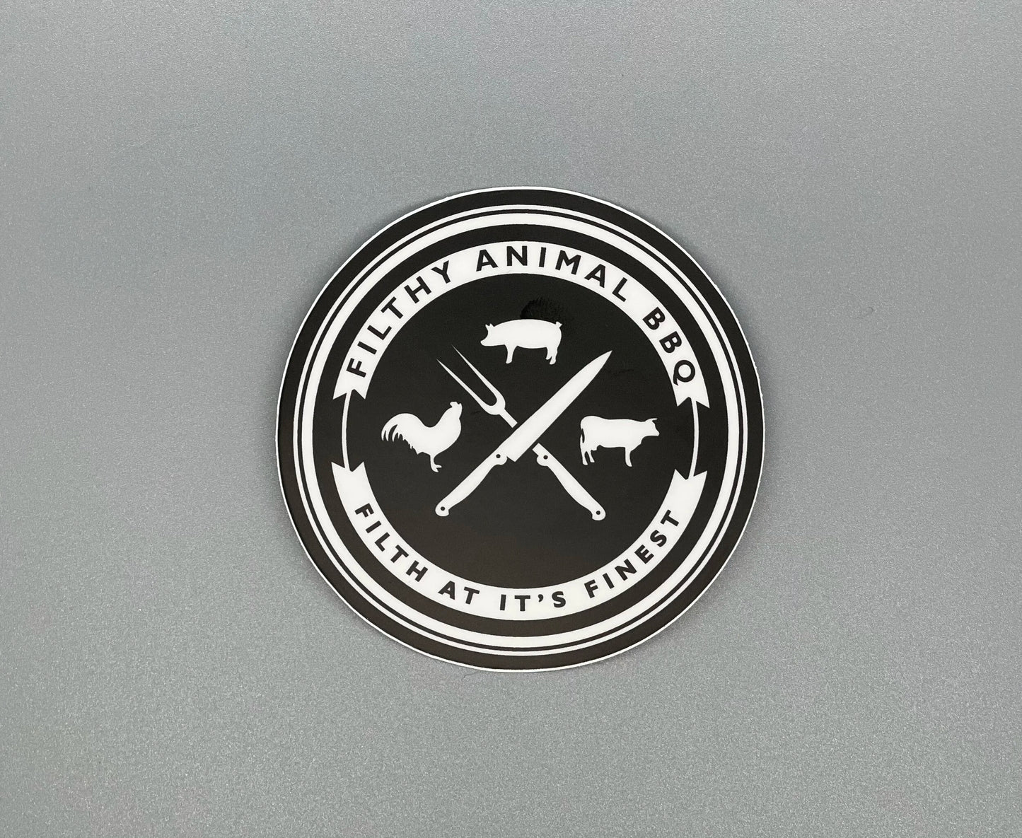 3" Round Logo Sticker